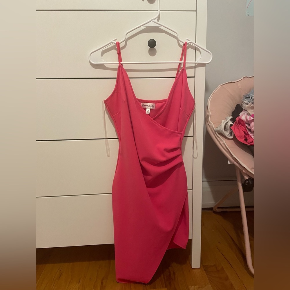 Macys emerald sundae hot pink mini party dress
